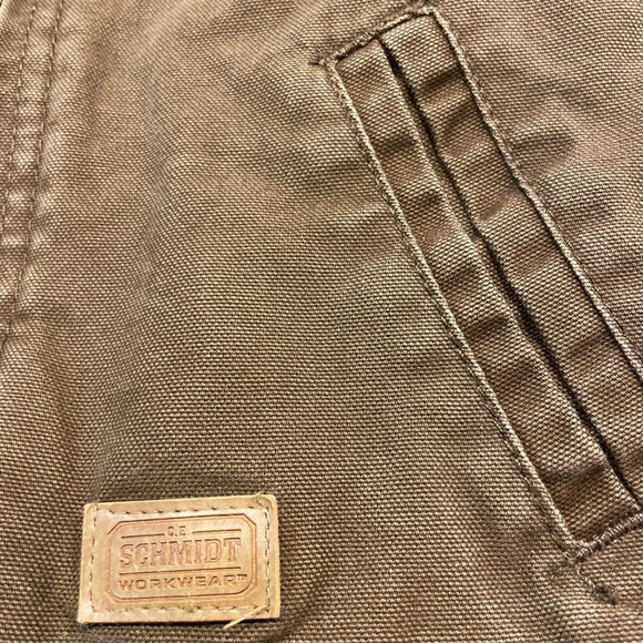 Chore coat kids brown fleece lined hooded  size 18 months Schmidt workwear - Picture 2 of 4